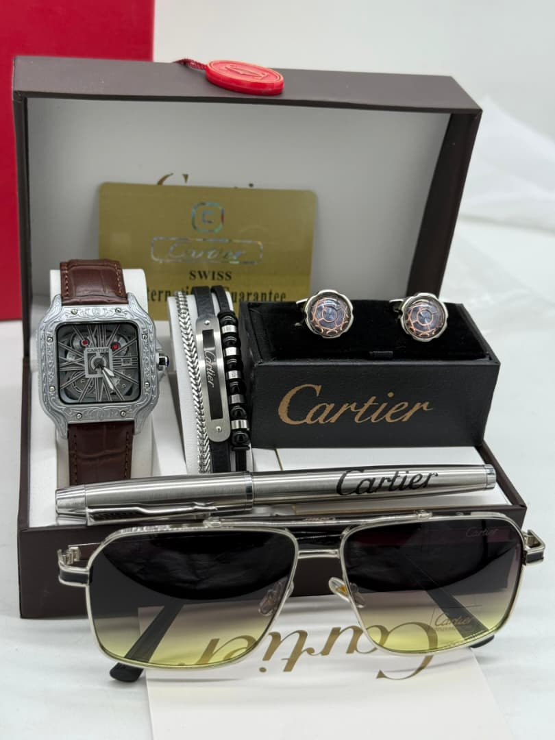 Cartier Leather Masculine Set