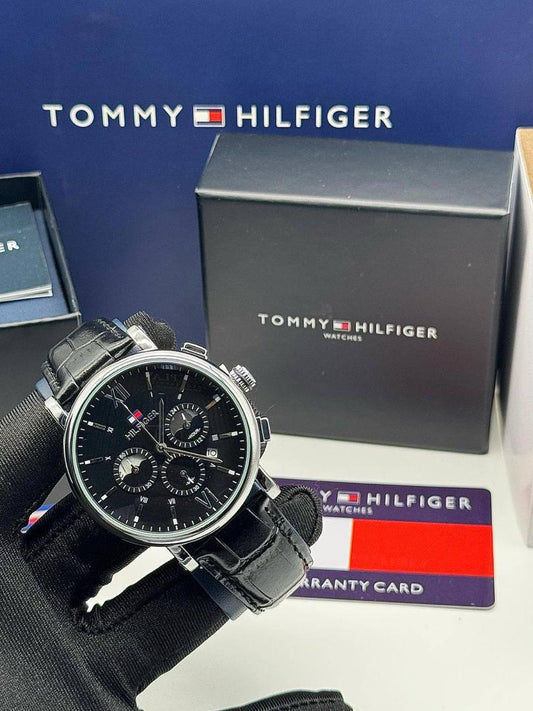 TOMMY HILFIGER LEATHER _CHRONOGRAPH