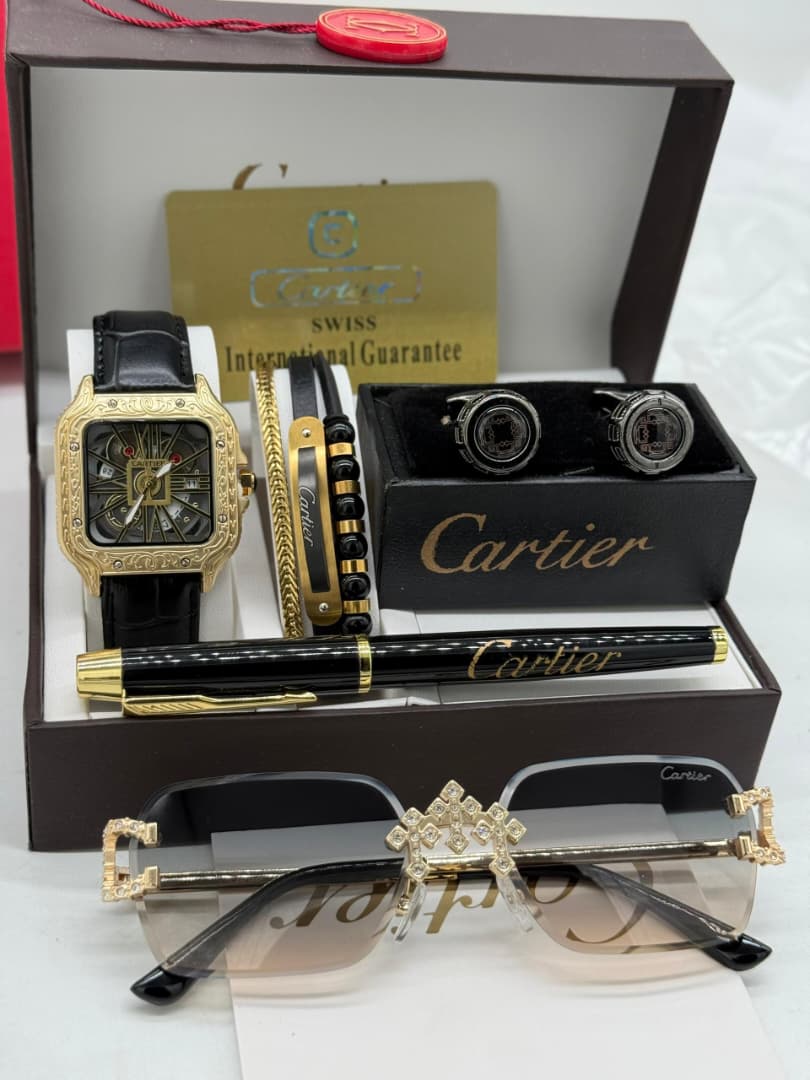 Cartier Leather Masculine Set
