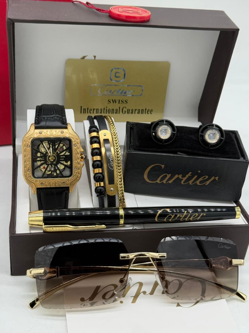 Cartier Leather Masculine Set