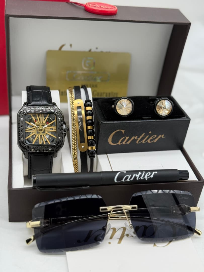 Cartier Leather Masculine Set