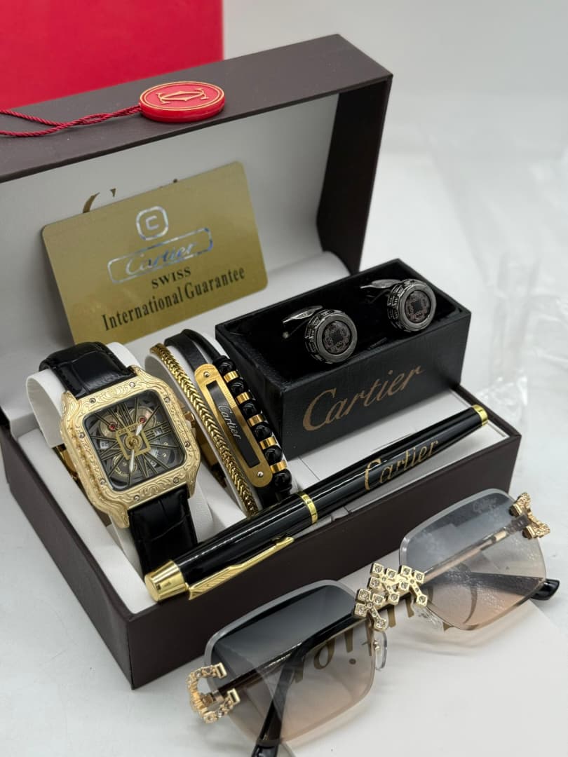 Cartier Leather Masculine Set