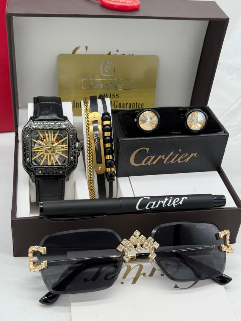 Cartier Leather Masculine Set