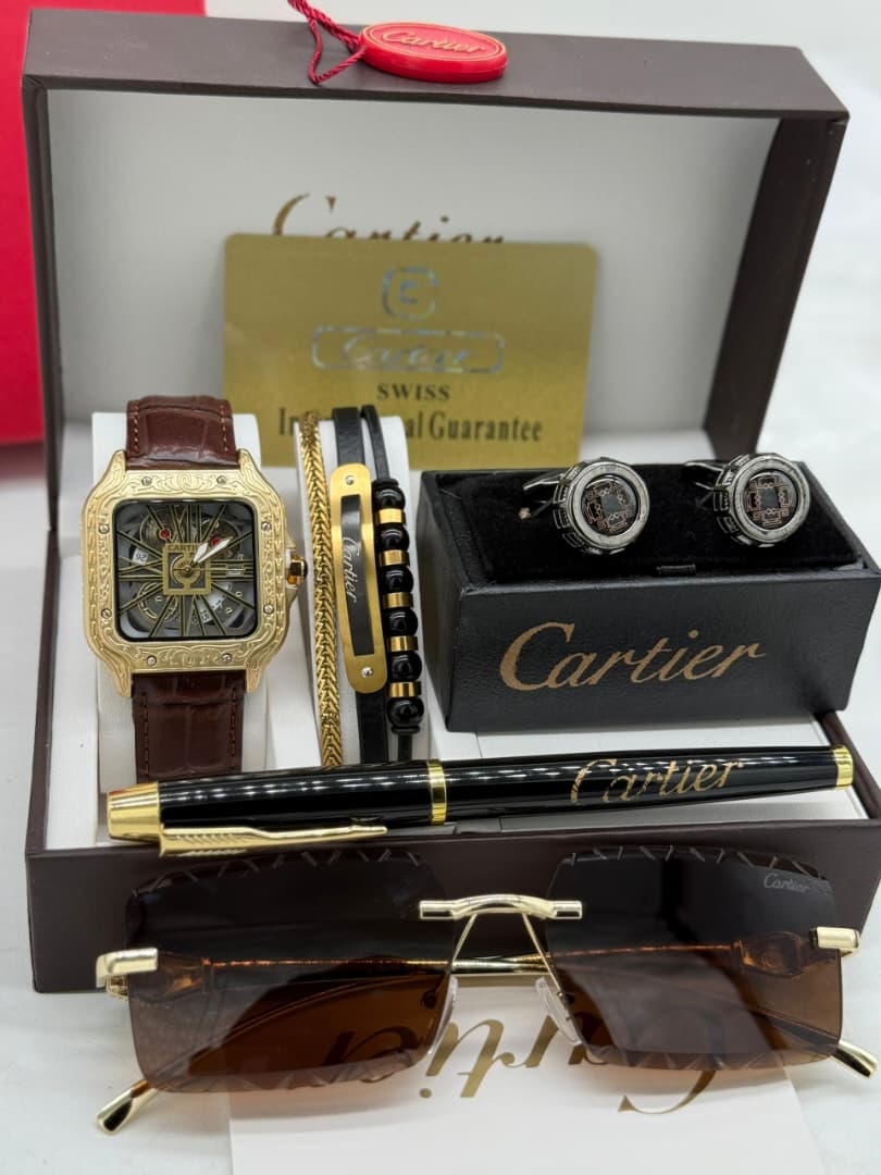 Cartier Leather Masculine Set