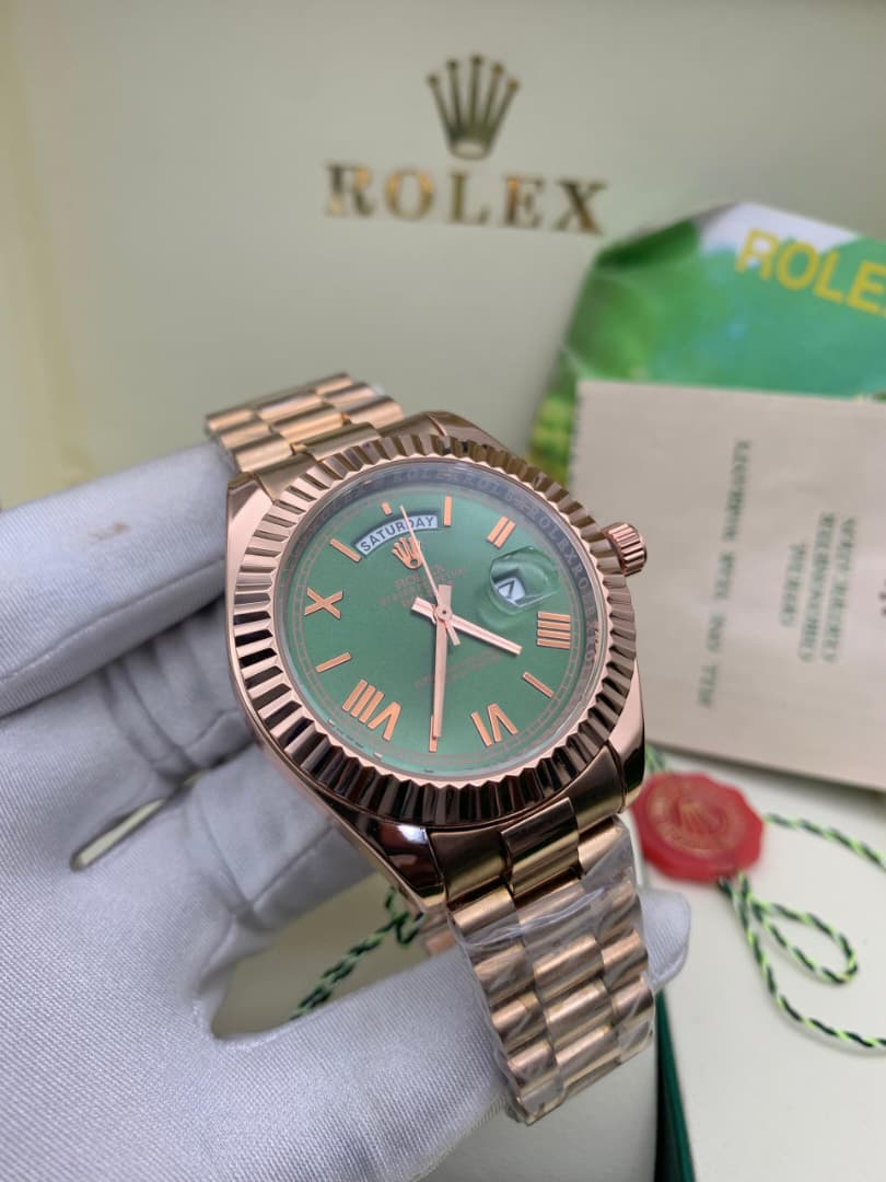 ROLEX-STYLE CHAIN WATCH