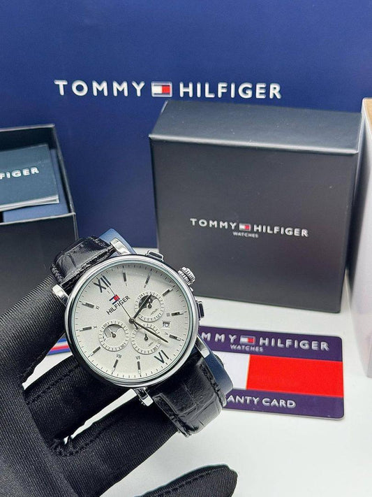 TOMMY HILFIGER LEATHER _CHRONOGRAPH